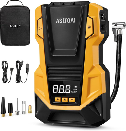Astroai tire inflator portable - tire,