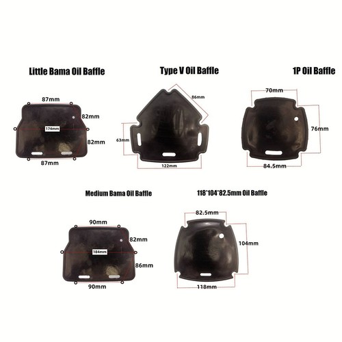 Rubber oil baffle - rubber, for