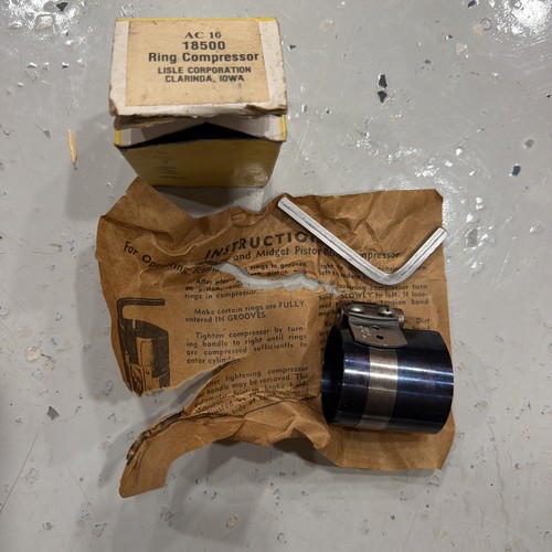 Vintage lisle 18500 piston - lisle,