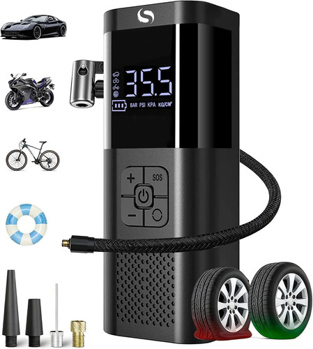 Tire inflator portable air - portable,